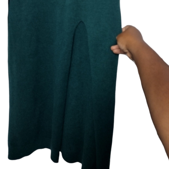 Kate Hewko Long Sleeve High Slit Long Sweater - Picture 4 of 6